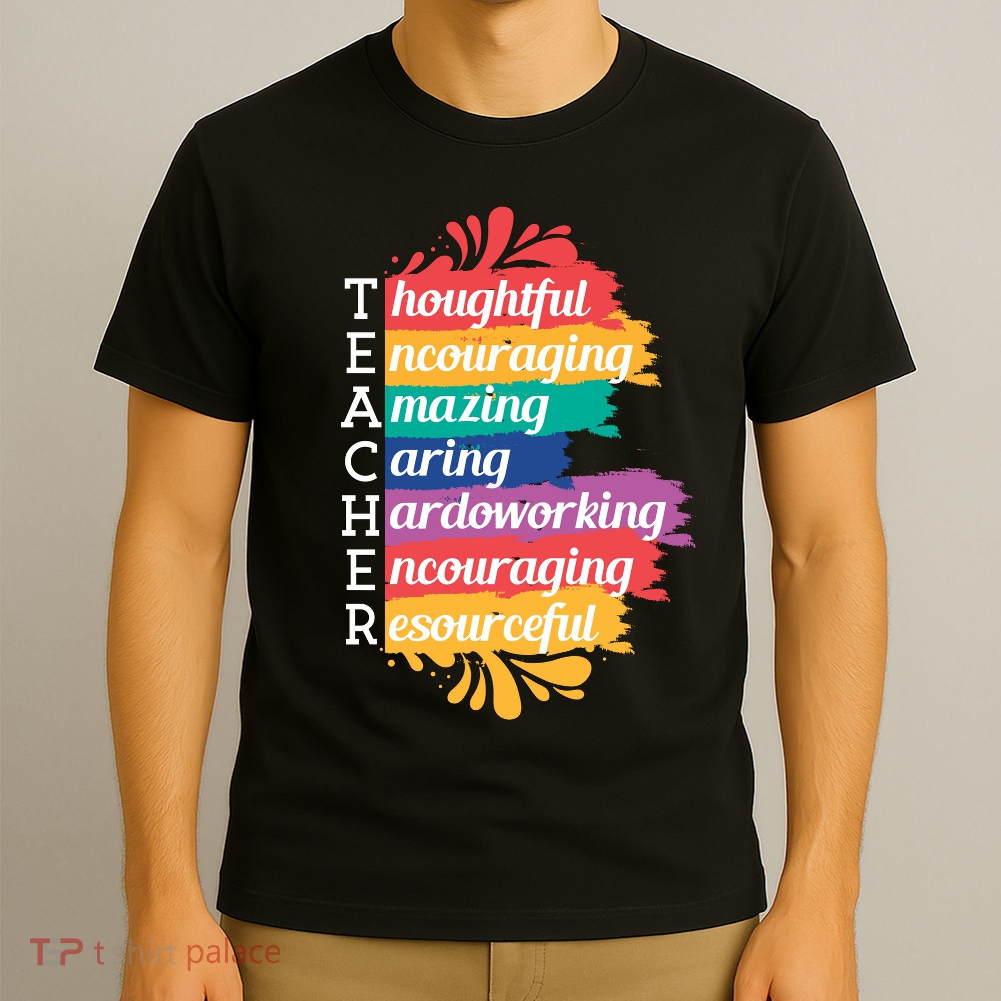 Teacher Rainbow Quote T-Shirt