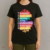 Teacher Rainbow Quote T-Shirt thumb 4