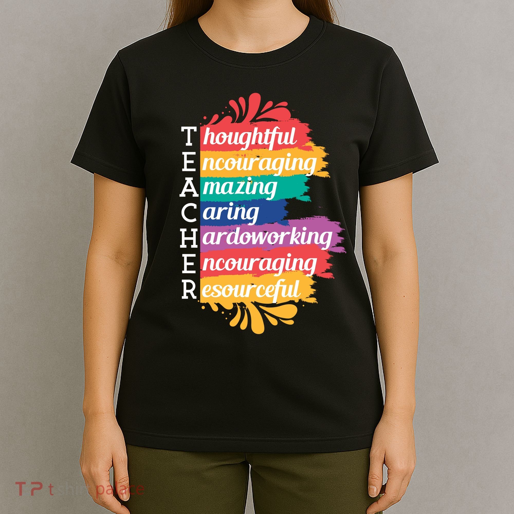Teacher Rainbow Quote T-Shirt