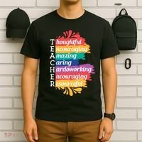 Teacher Rainbow Quote T-Shirt thumb 6