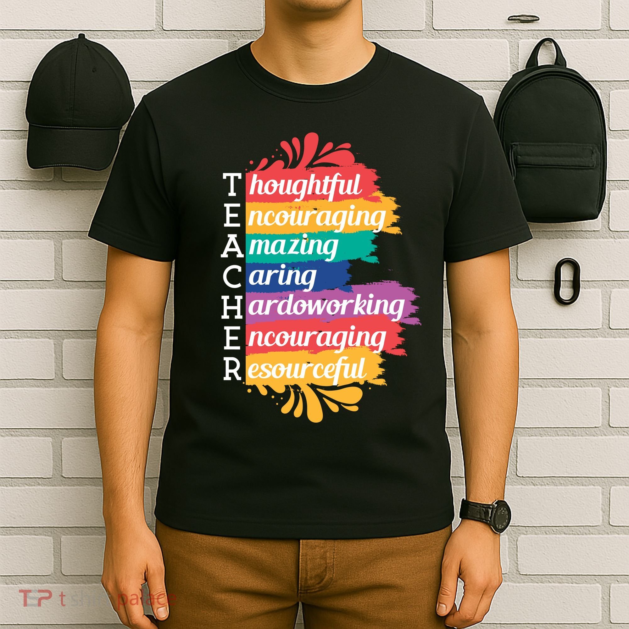 Teacher Rainbow Quote T-Shirt