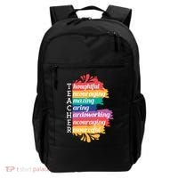 Teacher Rainbow Quote Backpack thumb 0