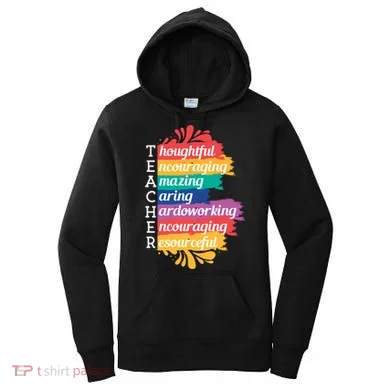 Teacher Rainbow Quote Women's Hoodie