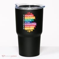 Teacher Rainbow Quote Tumbler thumb 0