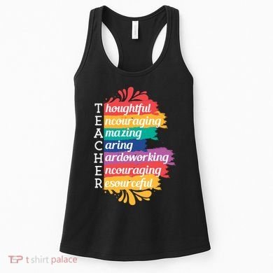 Teacher Rainbow Quote Women's Tank Top