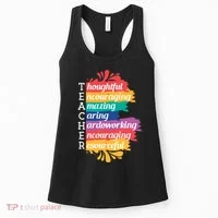 Teacher Rainbow Quote Women's Tank Top thumb 0
