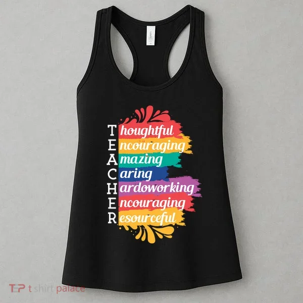 Teacher Rainbow Quote Women's Tank Top