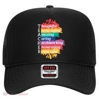 Teacher Rainbow Quote Hat thumb 0