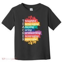 Teacher Rainbow Quote Toddler T-Shirt thumb 0
