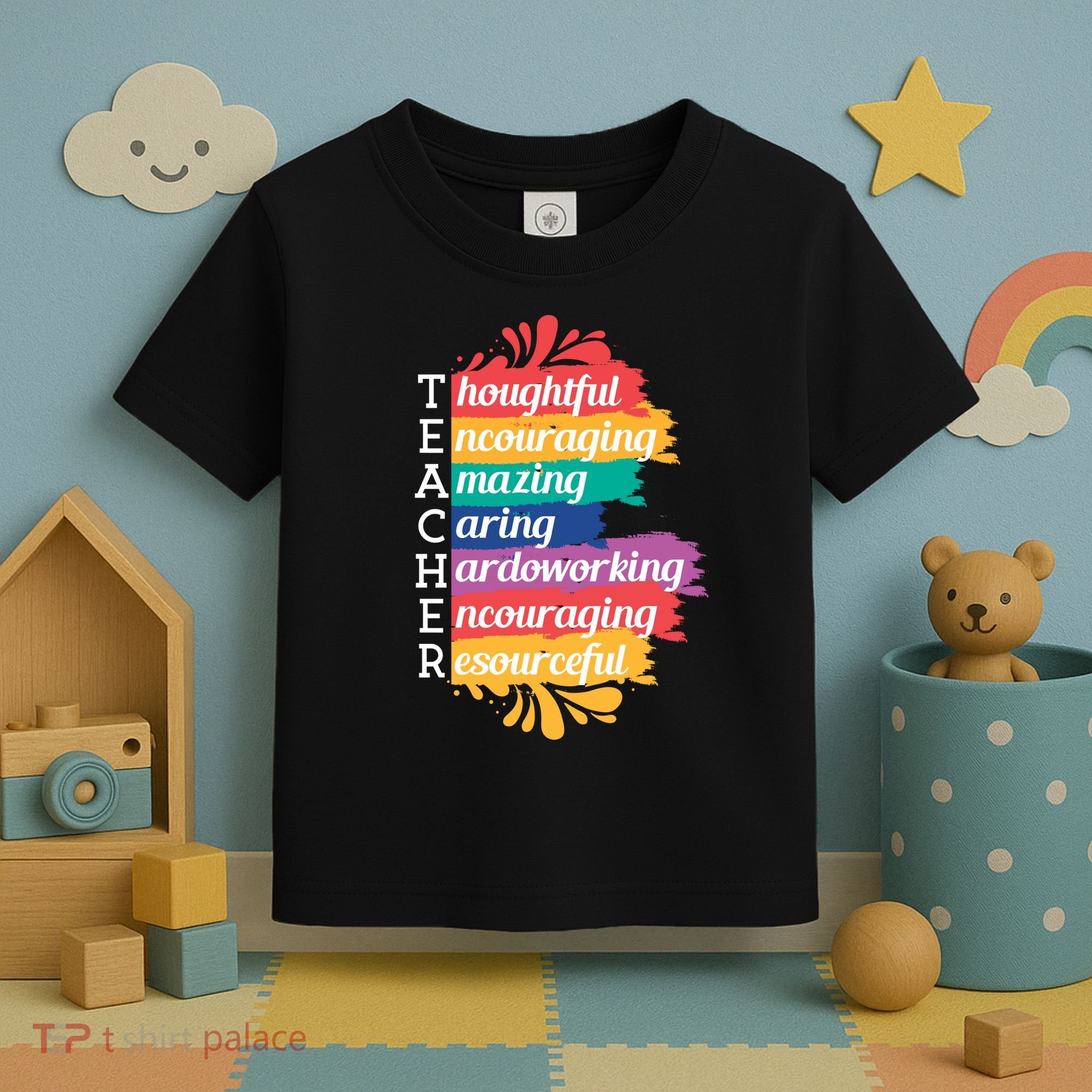 Teacher Rainbow Quote Toddler T-Shirt