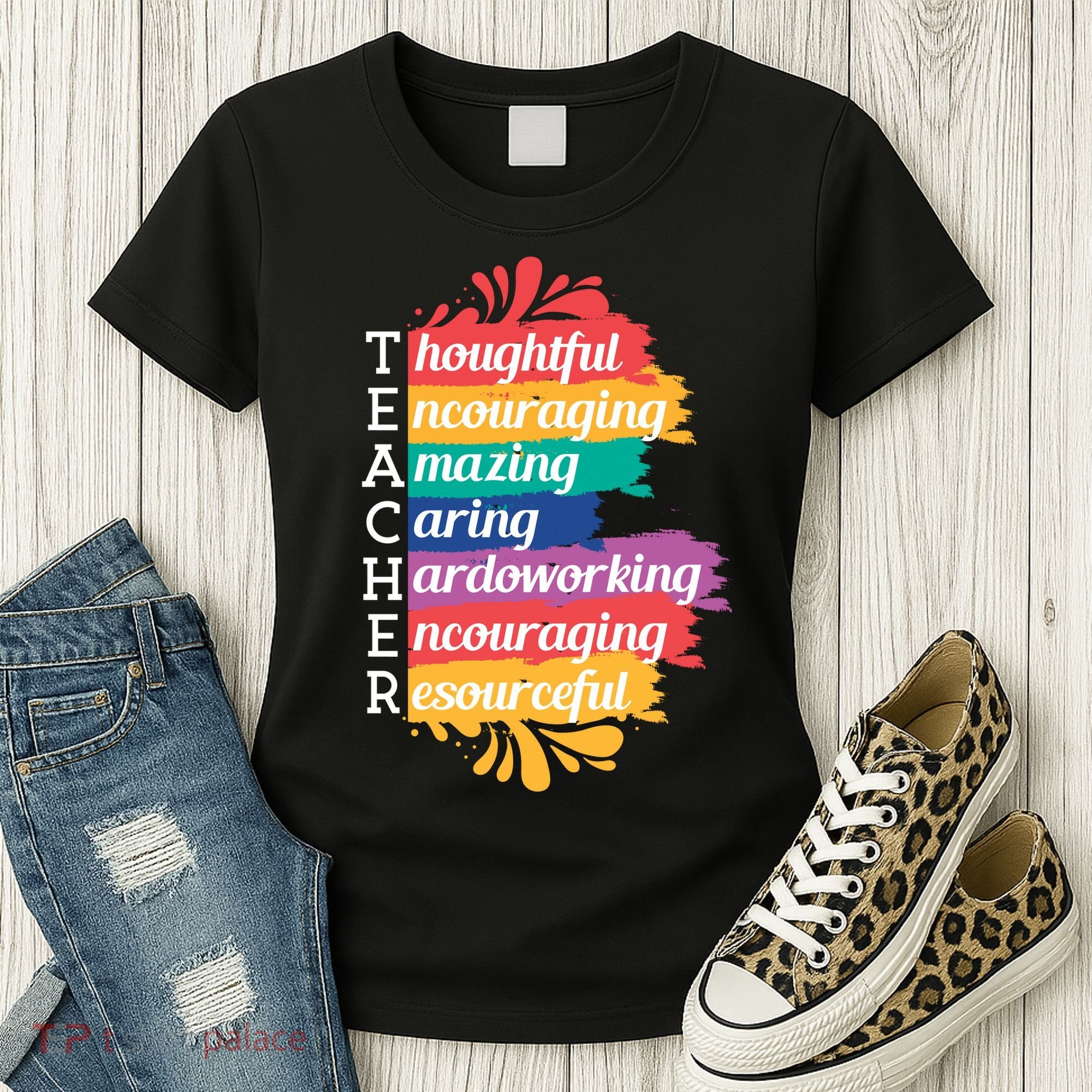 Teacher Rainbow Quote Women's T-Shirt