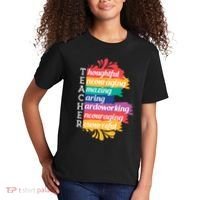 Teacher Rainbow Quote Kids T-Shirt thumb 2