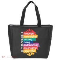 Teacher Rainbow Quote Tote Bag thumb 0