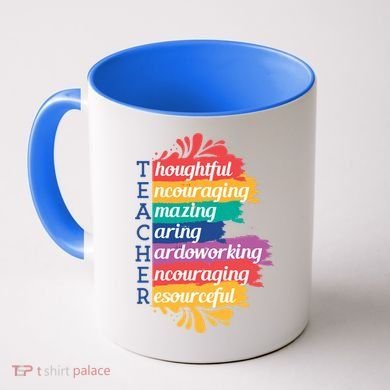 Teacher Rainbow Quote Coffee Mug
