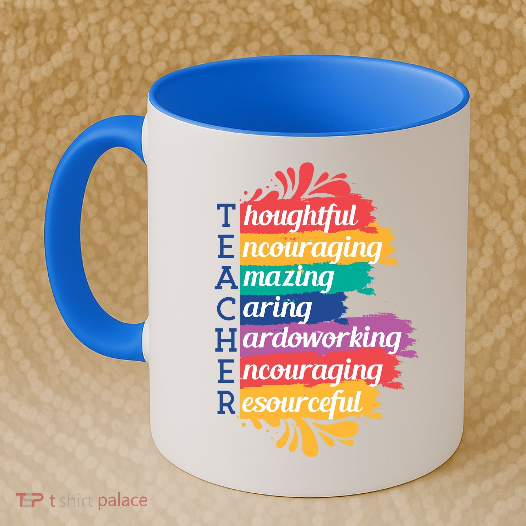 Teacher Rainbow Quote Coffee Mug