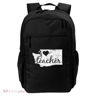 Teacher Red For Ed Washington Public Education Backpack