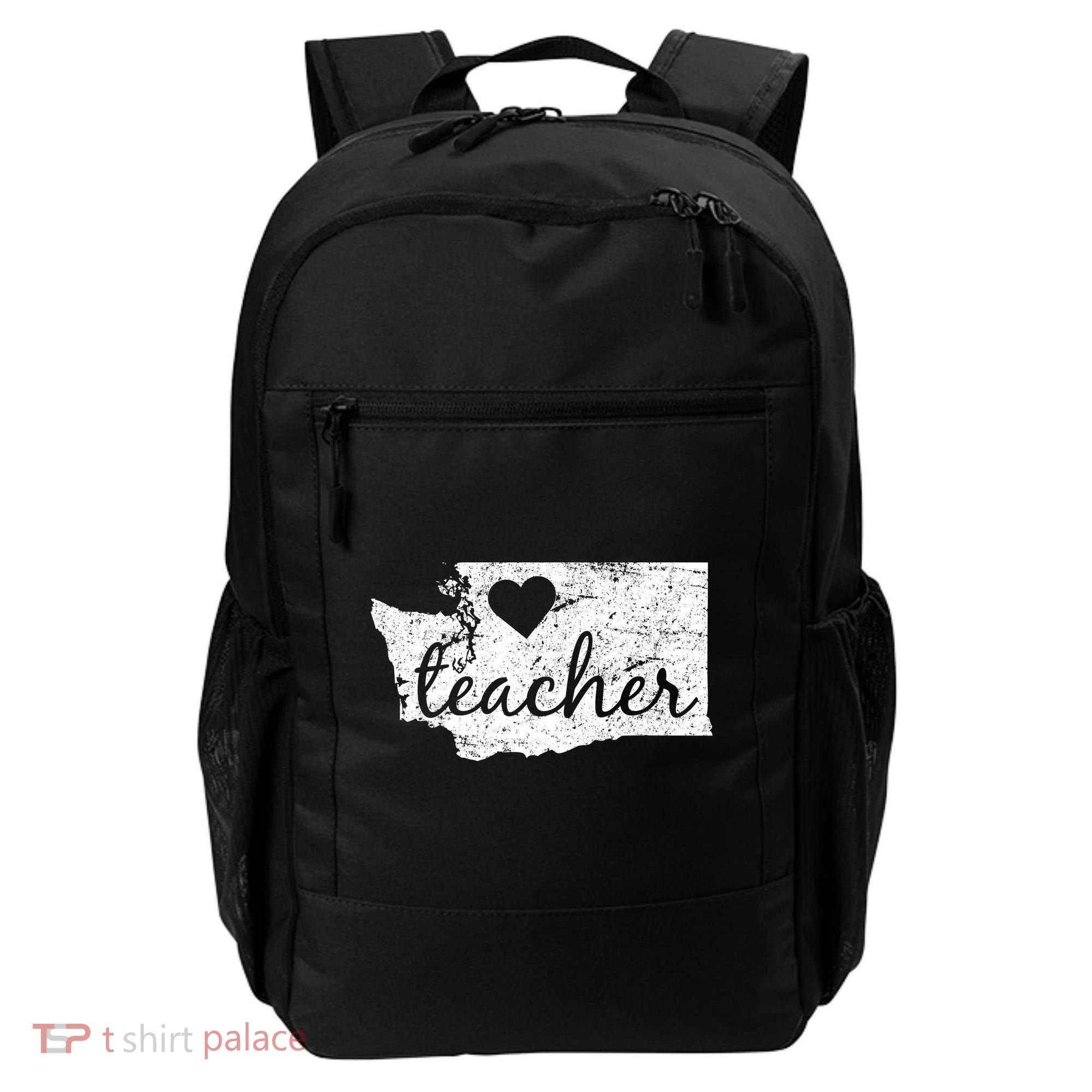 Teacher Red For Ed Washington Public Education Backpack