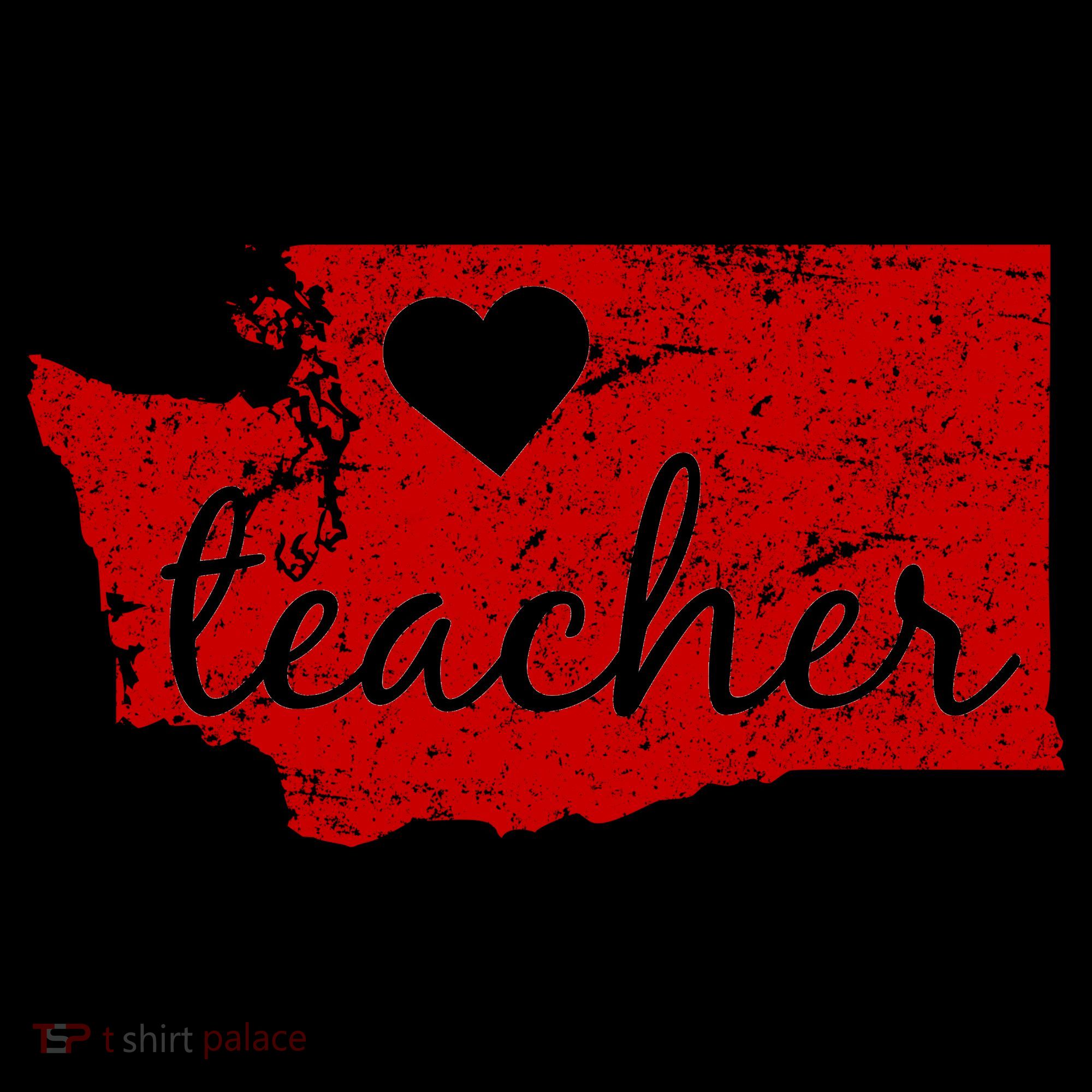 Teacher Red For Ed Washington Public Education Coffee Mug