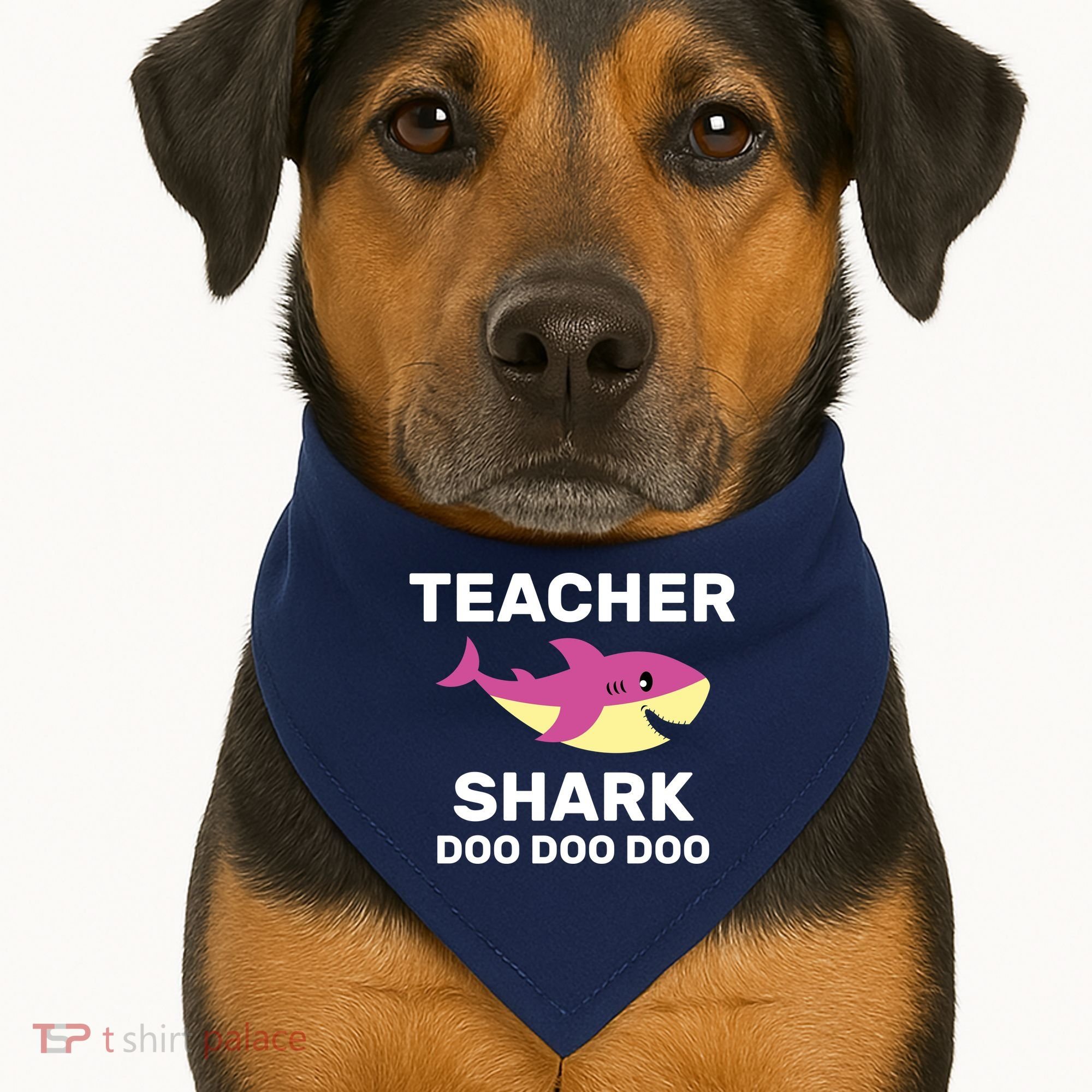 Teacher Shark USA-Made Doggie Bandana