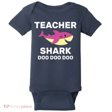 Teacher Shark Baby Bodysuit