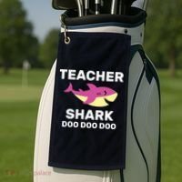 Teacher Shark Golf Towel thumb 2