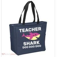 Teacher Shark Tote Bag thumb 2