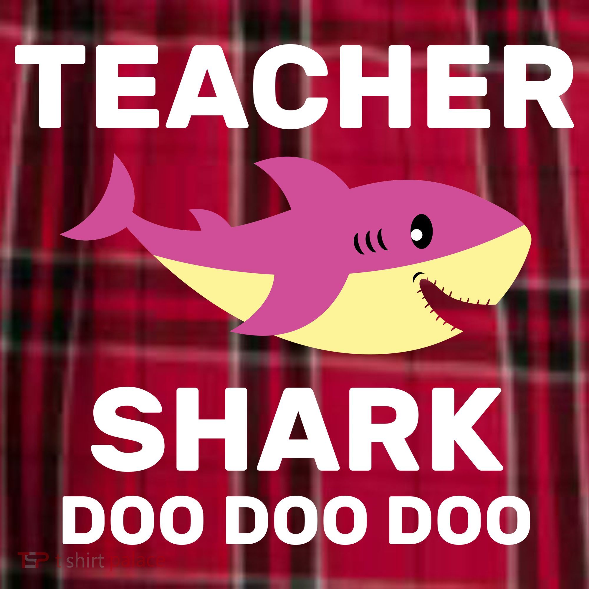 Teacher Shark Men's Flannel Plaid Pajama Pants