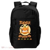 Teacher Shark Doo Boo Boo Pumpkin Halloween Backpack thumb 0
