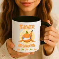 Teacher Shark Doo Boo Boo Pumpkin Halloween Coffee Mug thumb 3