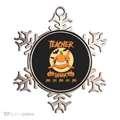 Teacher Shark Doo Boo Boo Pumpkin Halloween Ornament