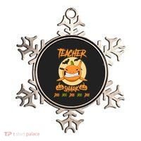 Teacher Shark Doo Boo Boo Pumpkin Halloween Ornament thumb 0