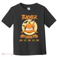 Teacher Shark Doo Boo Boo Pumpkin Halloween Toddler T-Shirt thumb 0
