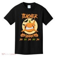 Teacher Shark Doo Boo Boo Pumpkin Halloween Kids T-Shirt thumb 0