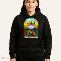 Teacher Shark Doo Doo Doo Your Homework Hoodie thumb 5