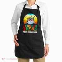 Teacher Shark Doo Doo Doo Your Homework Apron thumb 2