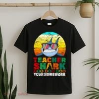Teacher Shark Doo Doo Doo Your Homework T-Shirt thumb 2
