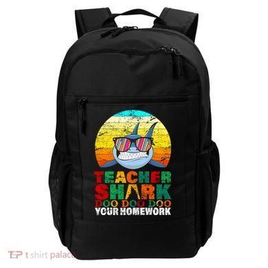 Teacher Shark Doo Doo Doo Your Homework Backpack