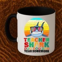 Teacher Shark Doo Doo Doo Your Homework Coffee Mug thumb 2