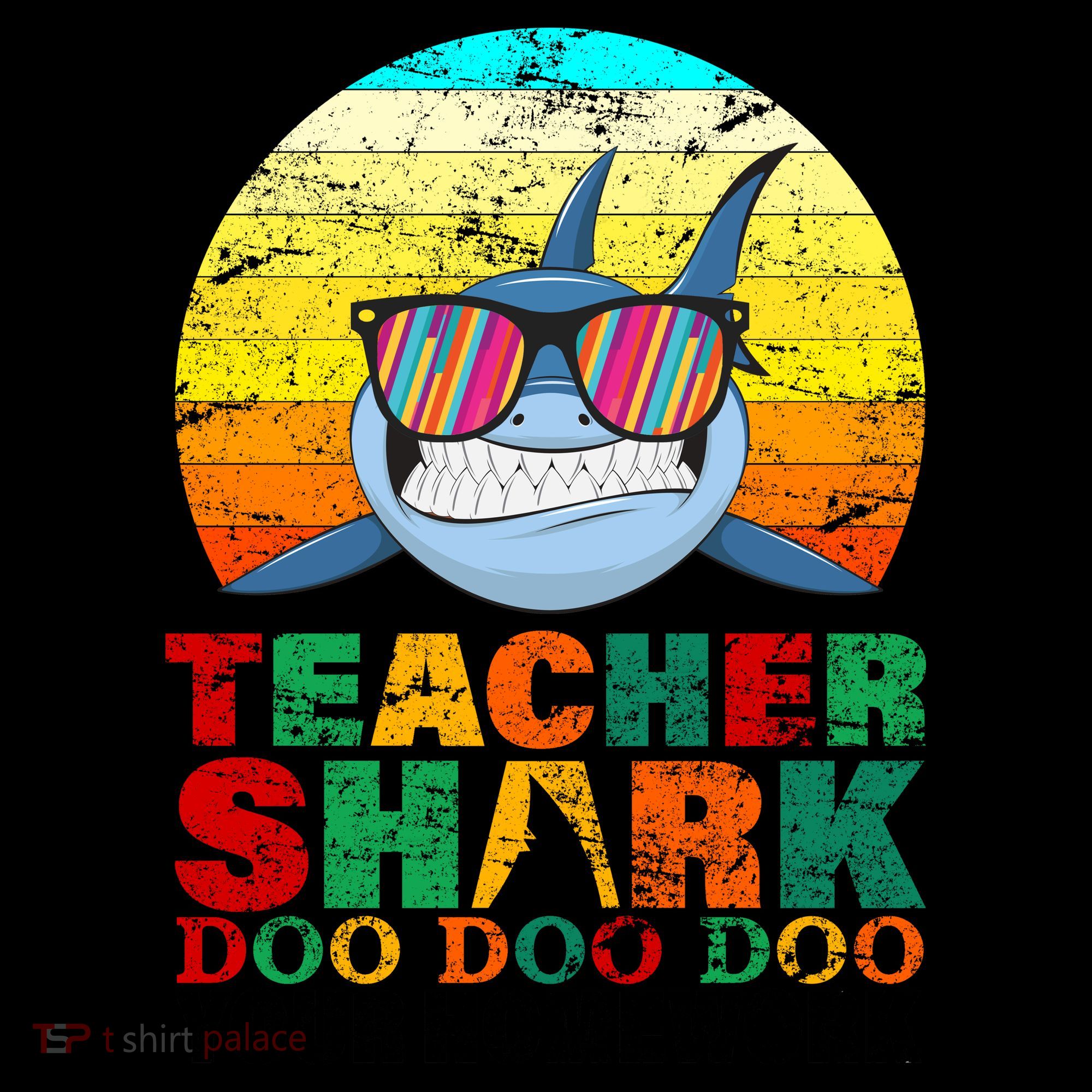 Teacher Shark Doo Doo Doo Your Homework Coffee Mug