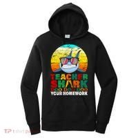 Teacher Shark Doo Doo Doo Your Homework Women's Hoodie thumb 0