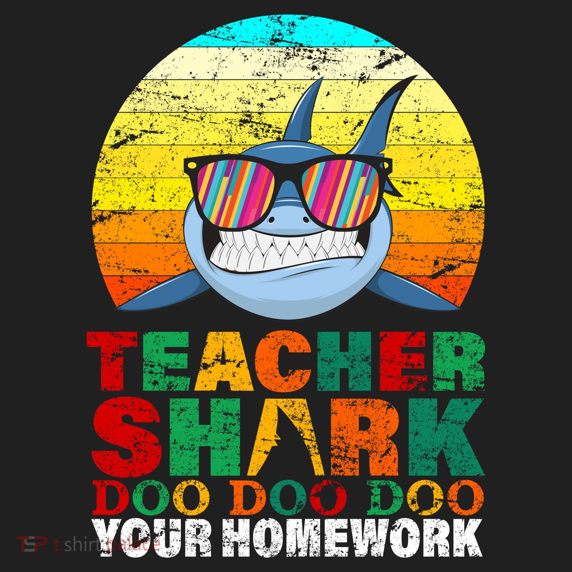 Teacher Shark Doo Doo Doo Your Homework Tumbler