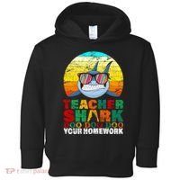 Teacher Shark Doo Doo Doo Your Homework Toddler Hoodie thumb 0