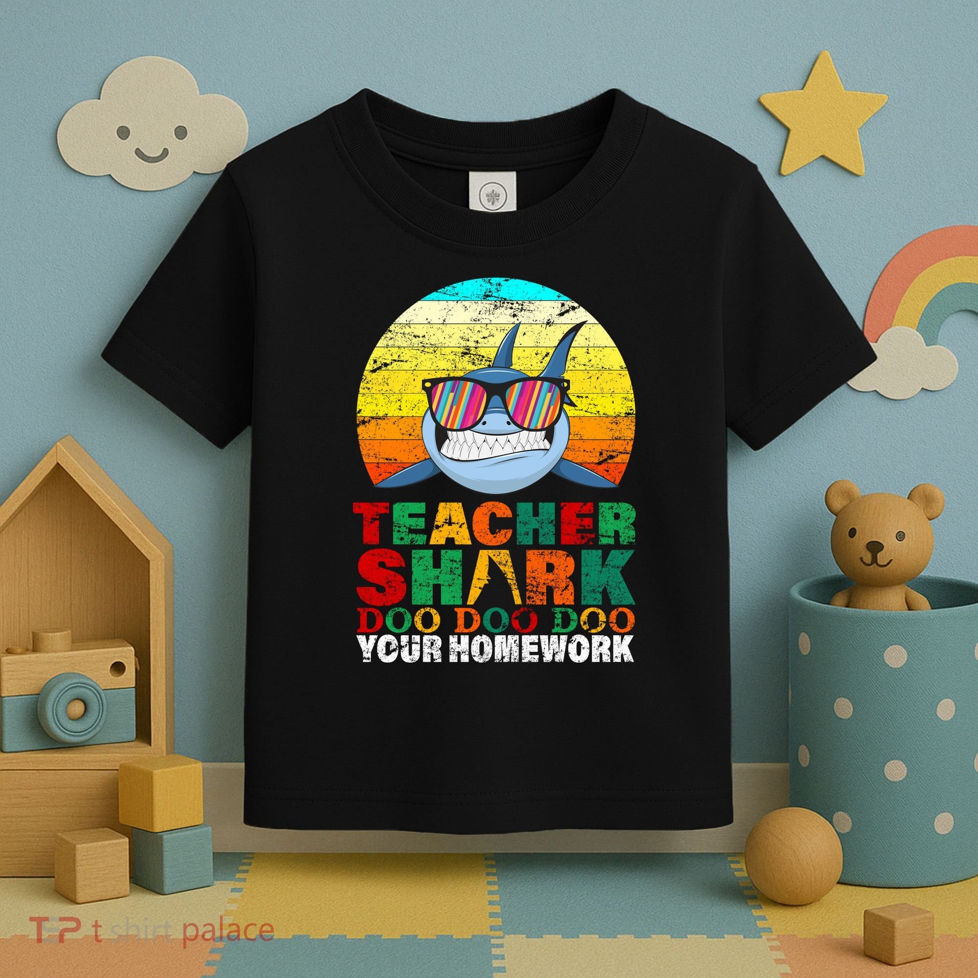 Teacher Shark Doo Doo Doo Your Homework Toddler T-Shirt