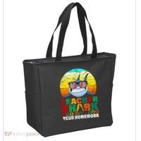 Teacher Shark Doo Doo Doo Your Homework Tote Bag thumb 2