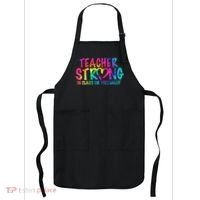 Teacher Strong In Class Or Virtually Apron thumb 0