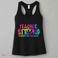 Teacher Strong In Class Or Virtually Women's Tank Top thumb 3