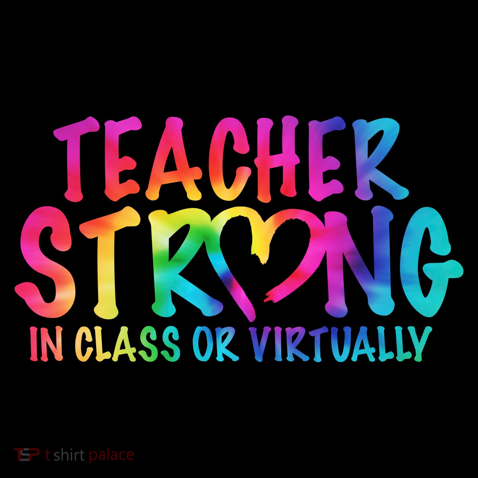 Teacher Strong In Class Or Virtually Women's Long Sleeve Shirt