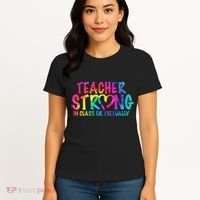 Teacher Strong In Class Or Virtually Women's T-Shirt thumb 4
