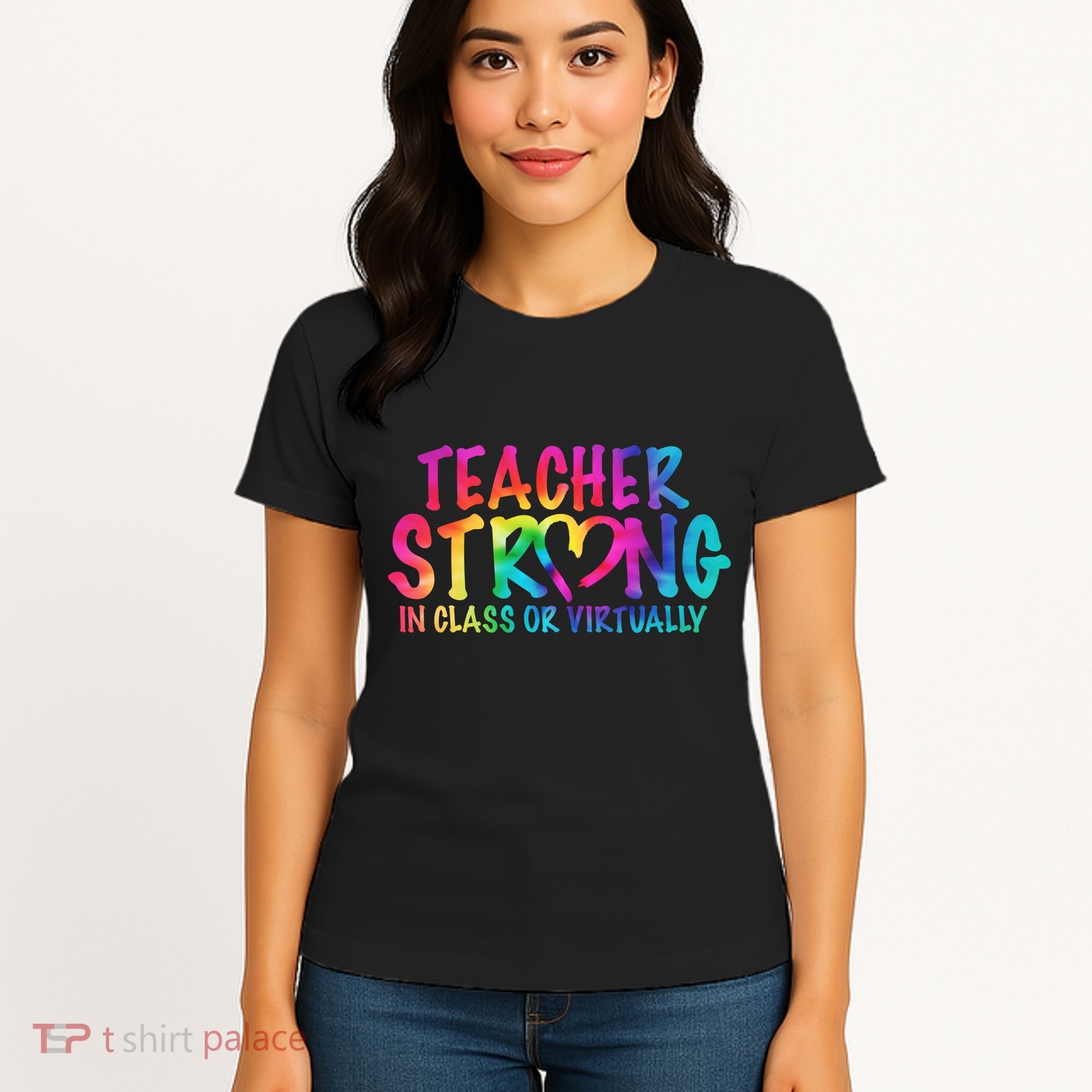 Teacher Strong In Class Or Virtually Women's T-Shirt