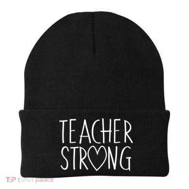 Teacher Strong Support Beanie